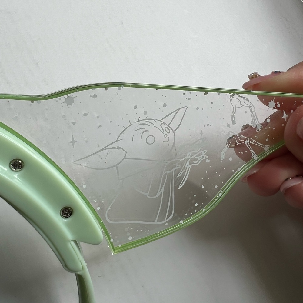 Disney Star Wars Baby Yoda Ears Green Grogu Disney Parks Mickey Ears - Picture 2 of 4